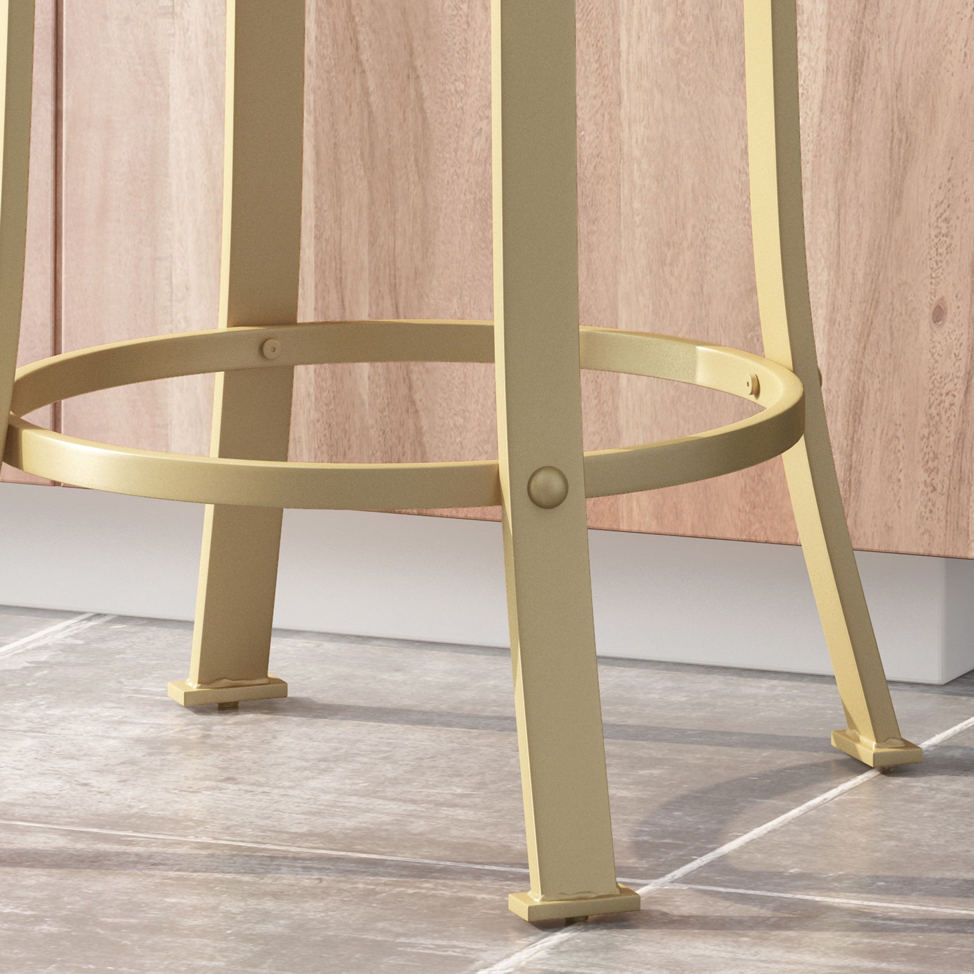 Modern Industrial Counter Stool Set With Swivel Function Noble House