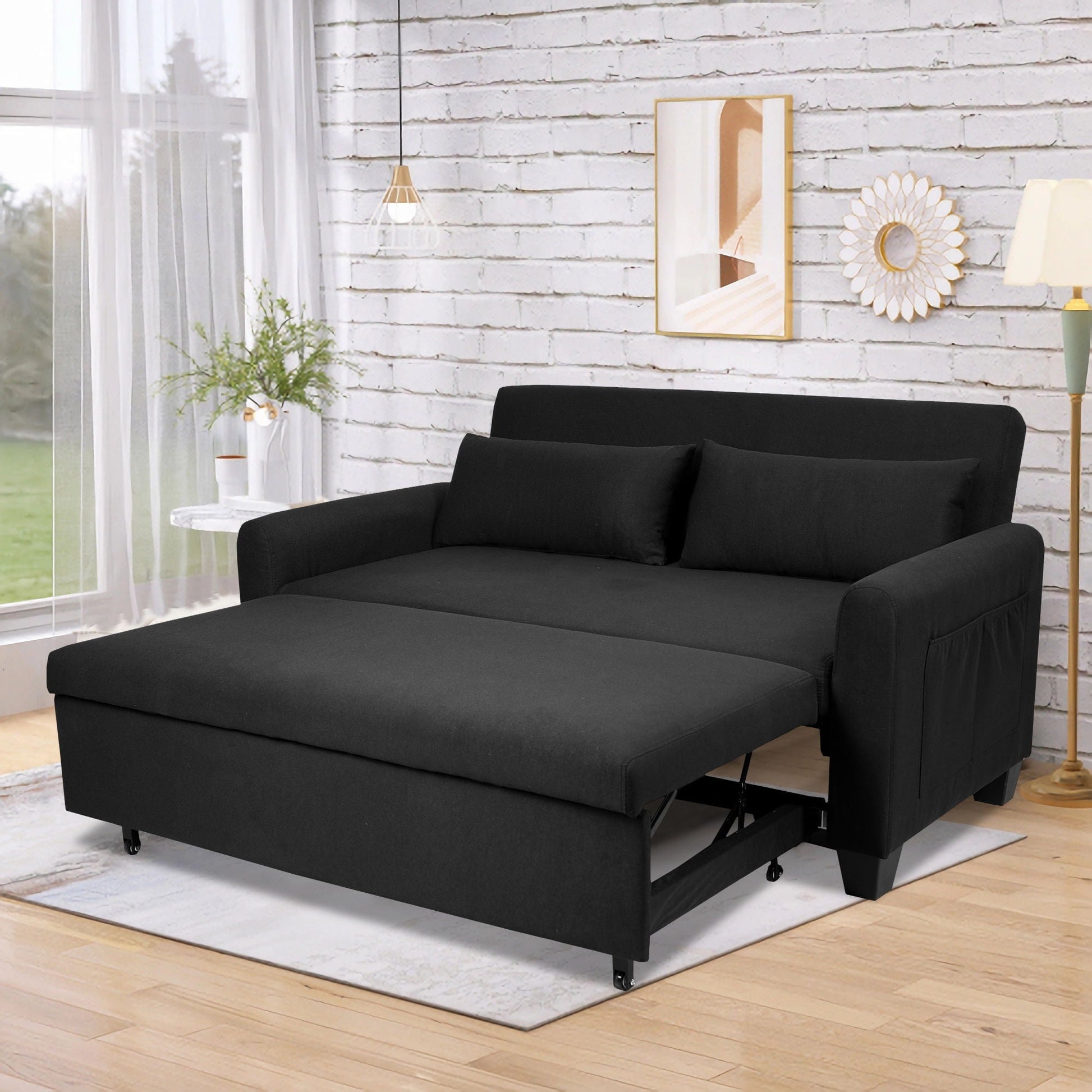 Balus - 2 In 1 Sofa Bed With Storage Bag Home Essentials
