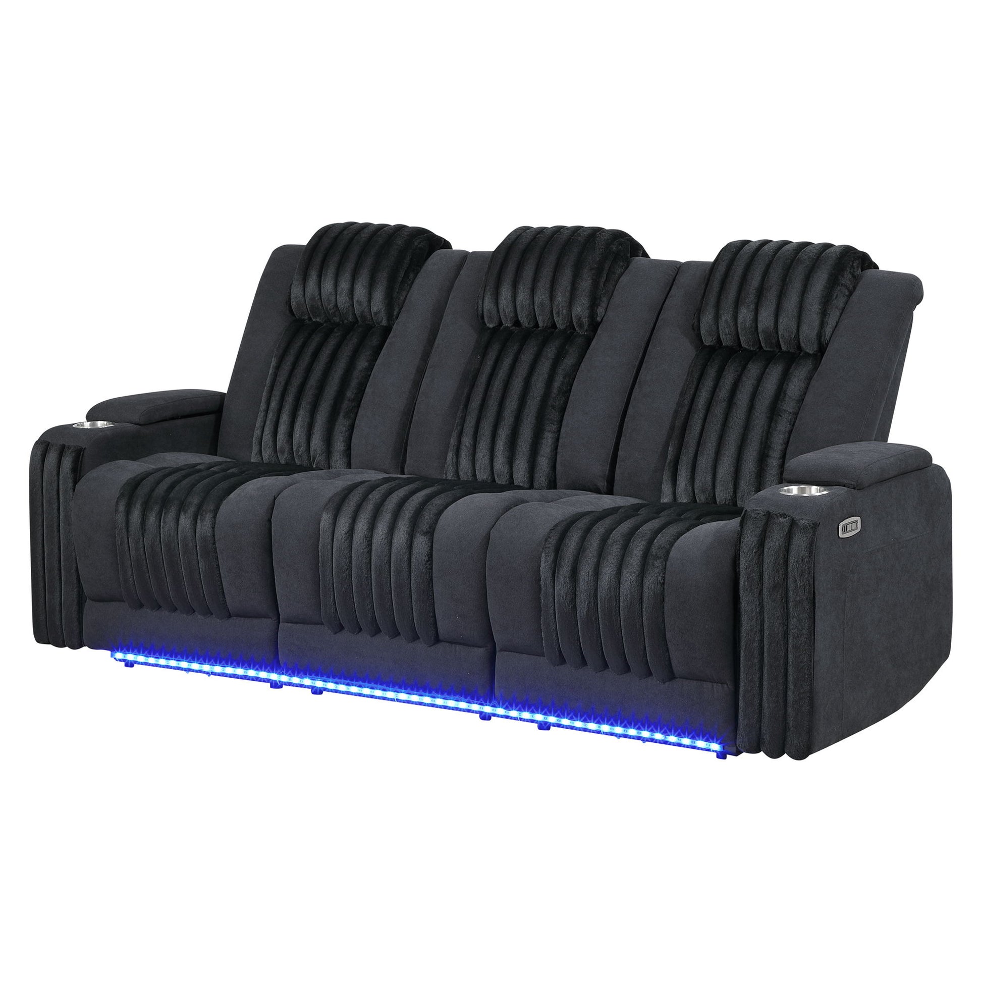 Duran - Power Reclining Sofa With Power Headrest Global Furniture USA