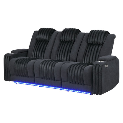 Duran - Power Reclining Sofa With Power Headrest Global Furniture USA