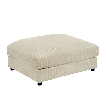 Upholstered Rectangle Ottoman Home Essentials
