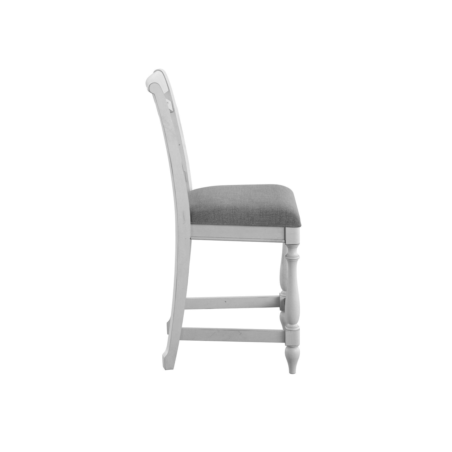 Mariano - Slat Back Barstools (Set of 2) - Gray Emerald Home