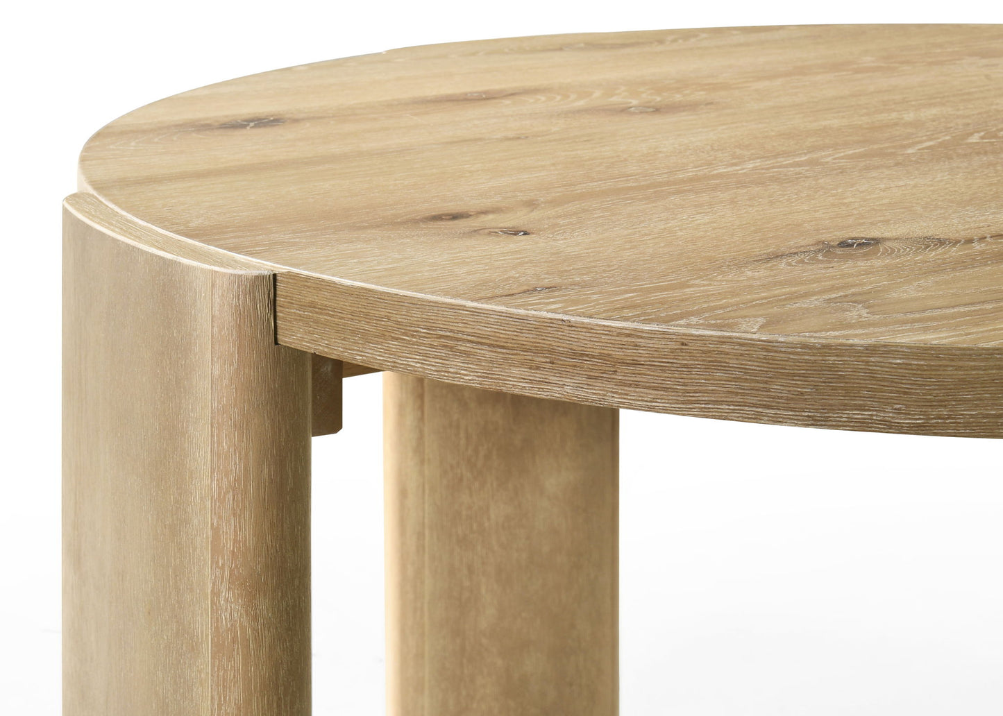 Bowen - Round Dining Table - Oak Finish Lilola Home