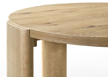 Bowen - Round Dining Table - Oak Finish Lilola Home