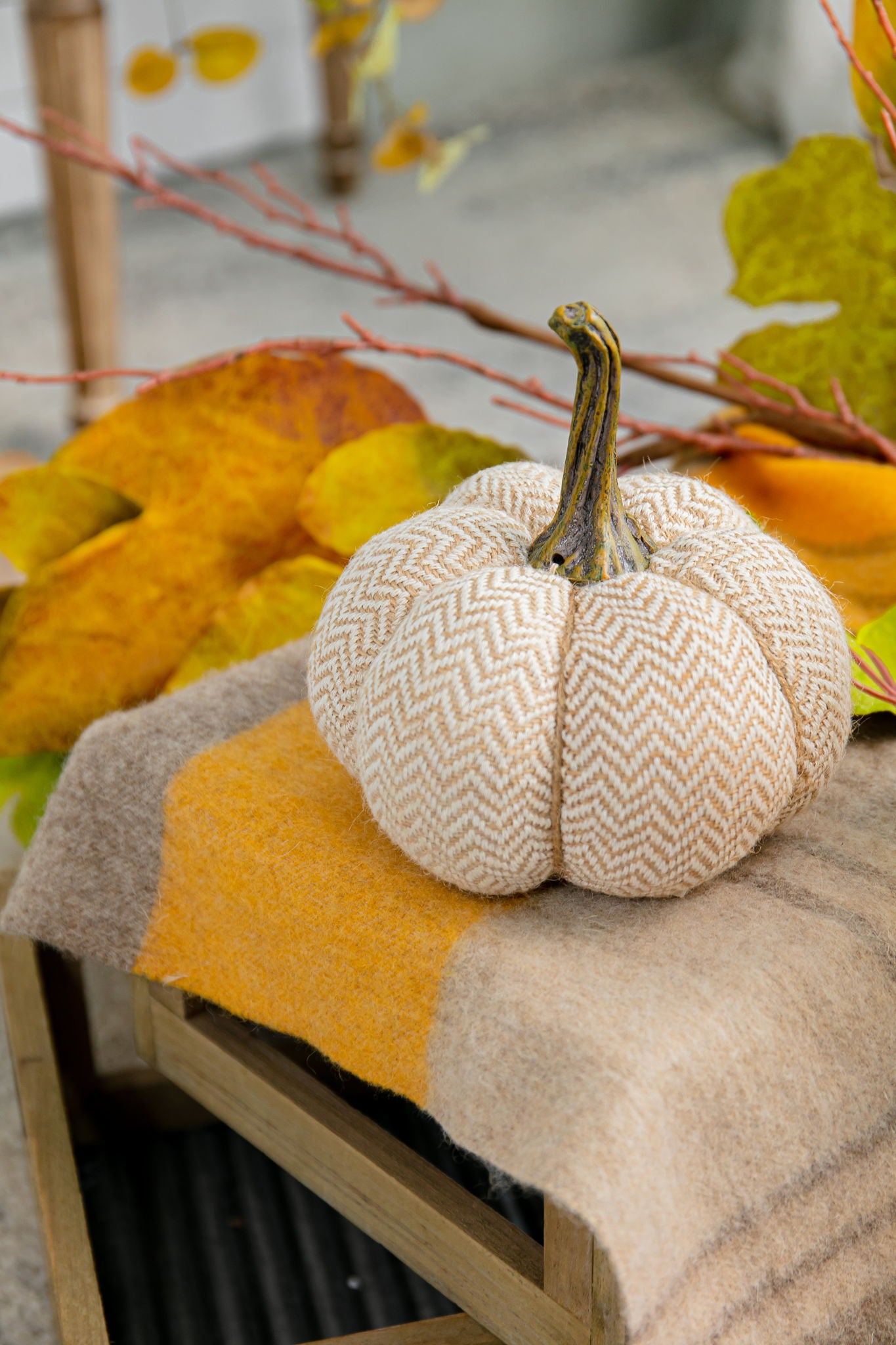 Weighted Pumpkin Ornament Decor For Holiday Harvest Festival Fall Festival & Thanksgiving Daily Nest