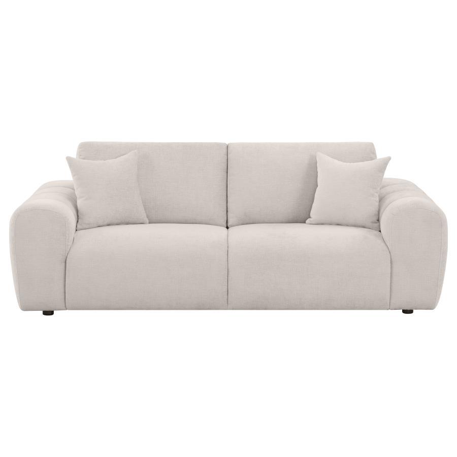 Burnett - Chenille Upholstered Wide Arm Sofa Coaster Fine Furniture