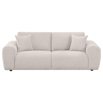 Burnett - Chenille Upholstered Wide Arm Sofa Coaster Fine Furniture