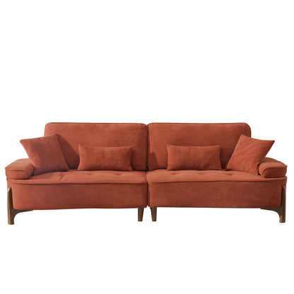 Comfortable Deep Seated Sofa With Pillows Home Essentials