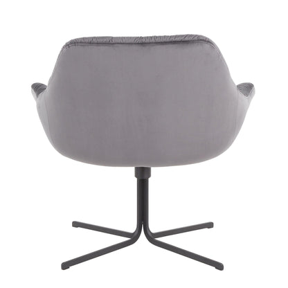 Wayne - Contemporary Swivel Lounge Chair Lumi Source