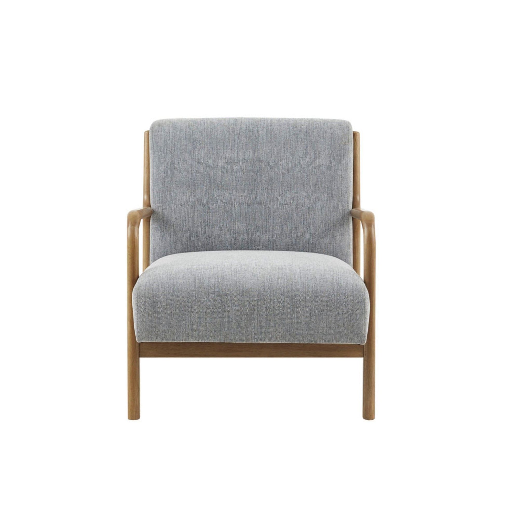 Mid-Century Style Lounge Chair With Upholstered Seat JLA