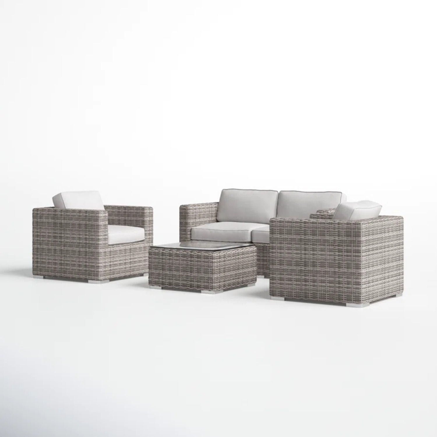 Sectional, Stylish Entertainment, Outdoor Living LSI Patio Furniture