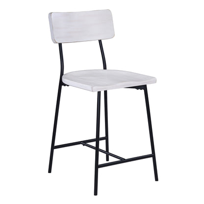 Badin - Counter Stool - White Washed Home Essentials