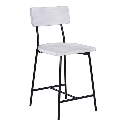 Badin - Counter Stool - White Washed Home Essentials