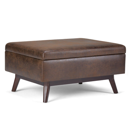 Owen - Upholstered Rectangular Storage Ottoman Simpli-Home