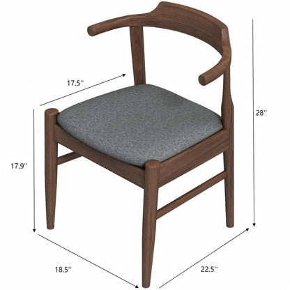 Dakota - Mid-Century Modern Velvet Dining Chair (Set of 2) Ashcroft Furniture