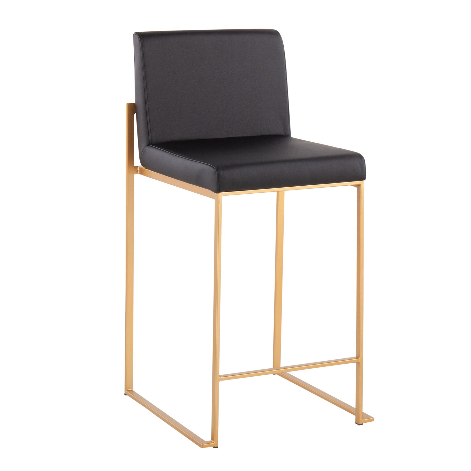 Fuji - Contemporary High Back Stylish Counter Stool Lumi Source