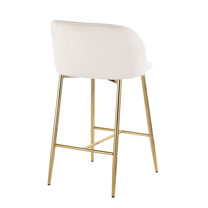 Fran - Contemporary Counter Stool (Set of 2) Lumi Source