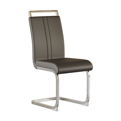 Modern Dining Chairs With Padded Seat, High Back Home Essentials