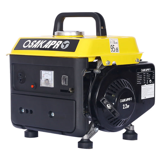 Portable Outdoor Generator Low Noise Gas Powered For Home Use - Yellow Daily Nest