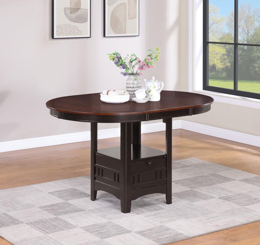 Lavon - Oval Extension Counter Dining Table - Light Chestnut CoasterEveryday