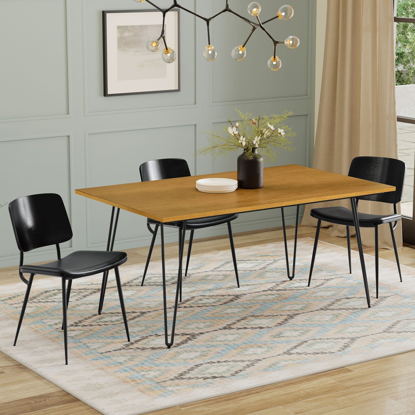 Hunter - Square Tabletop Dining Table Simpli-Home