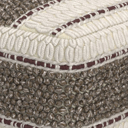 Grady - Handcrafted Square Pouf Simpli-Home