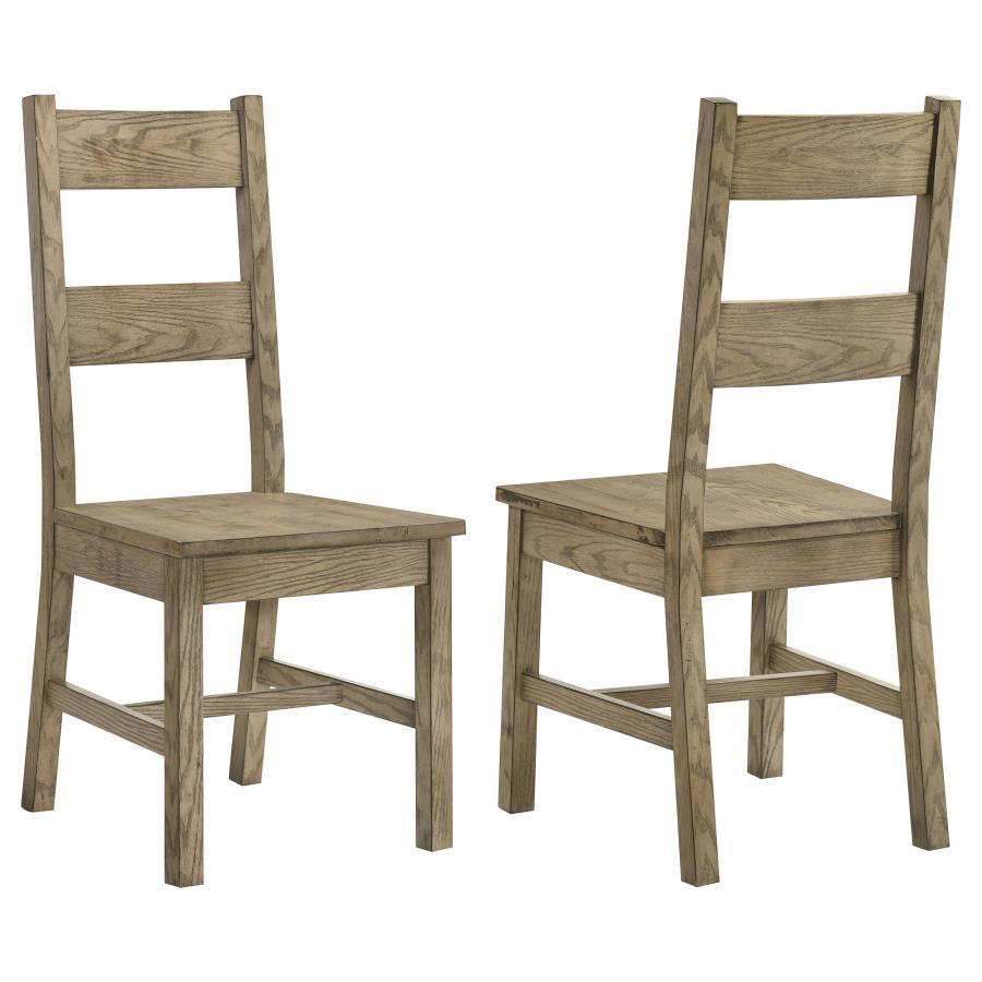 Cardova - Solid Wood Dining Side Chair (Set of 2) - Vineyard Oak Coaster Fine Furniture