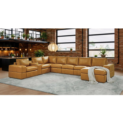 Modular Sectional With Large Square Arms, Custom Configuration Home Essentials