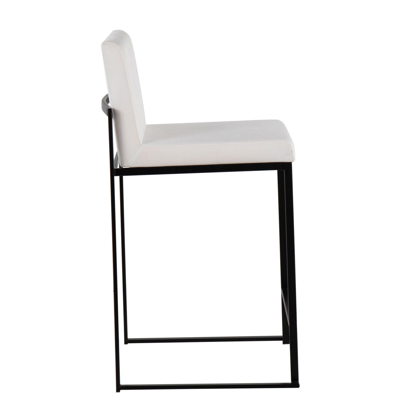 Fuji - Contemporary Modern Elegance, High Back Counter Stool Lumi Source