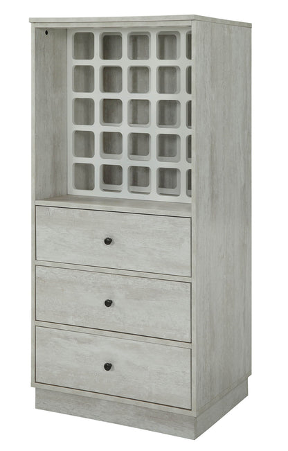 Wiesta - Wine Cabinet - Antique White Acme
