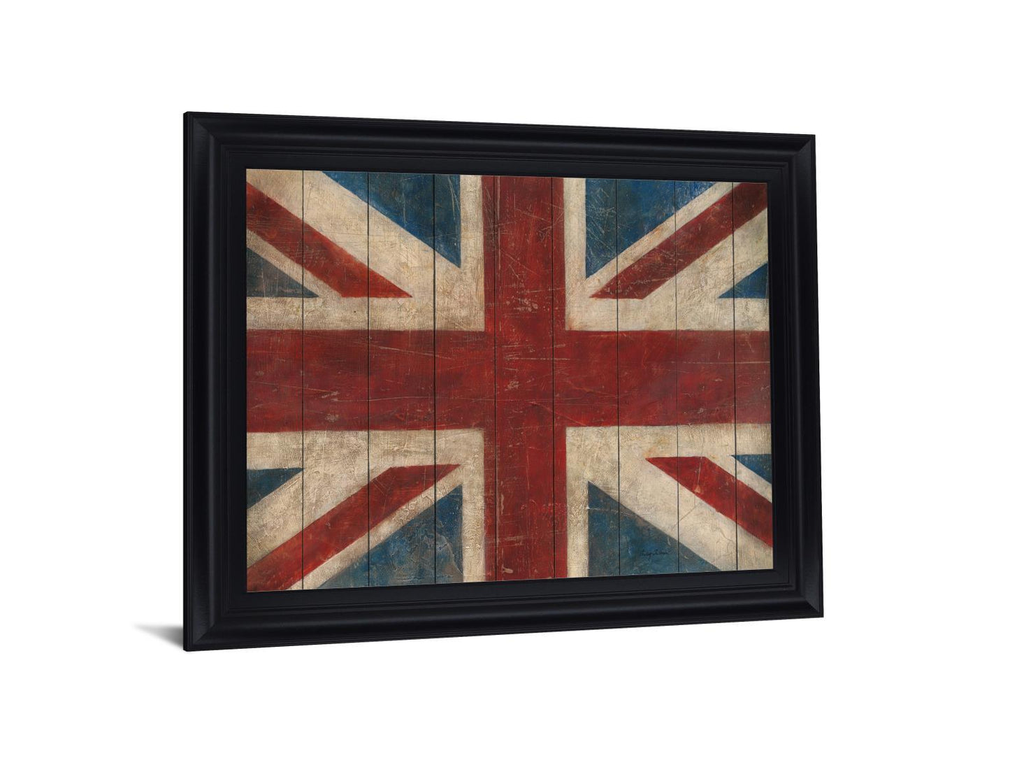 Vintage Union Motif - 28" x 34" Framed Wall Art Classy Art