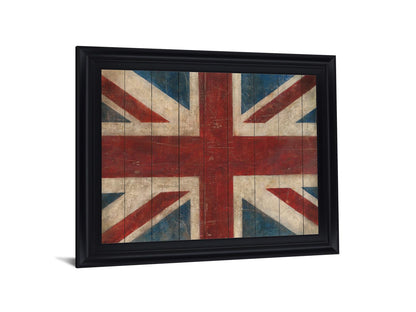 Vintage Union Motif - 28" x 34" Framed Wall Art Classy Art