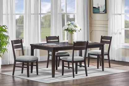 Higgins - Dining Table - Dark oak Crown Mark