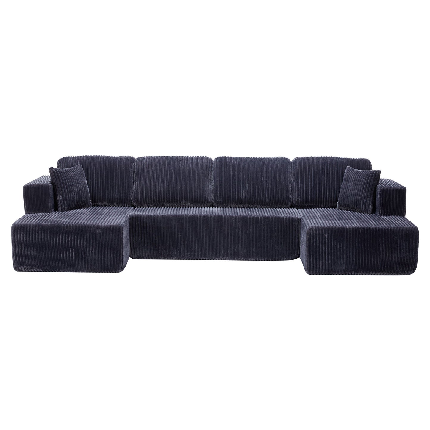 U-Shape Modular Sectional Sofa For Living Room Home Essentials