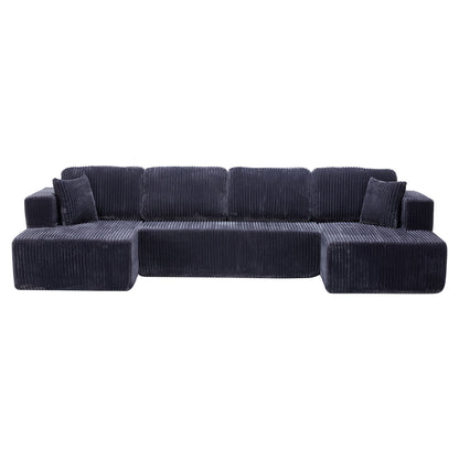 U-Shape Modular Sectional Sofa For Living Room Home Essentials
