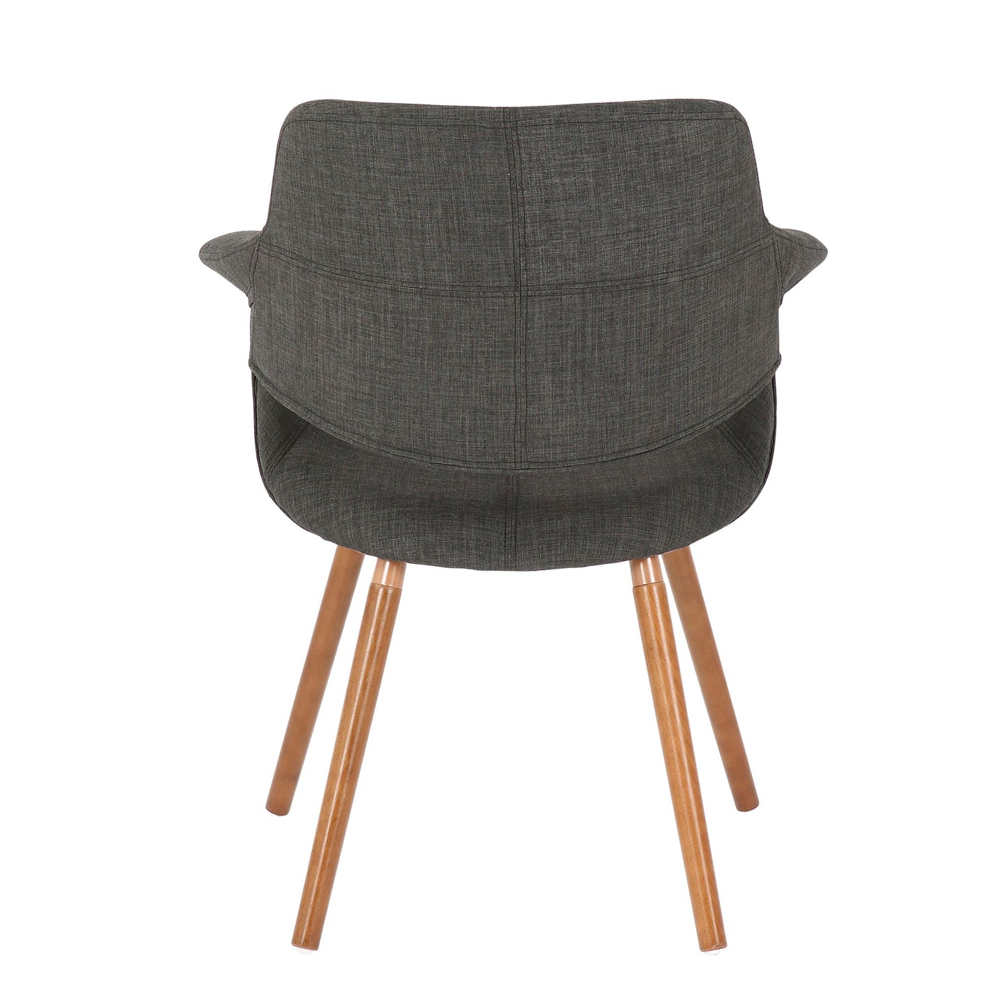 Vintage Flair - Mid-Century Modern Chair (Set of 2) - Walnut / Charcoal Lumi Source