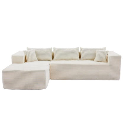Modular Sofa With Golden Square Legs Home Essentials