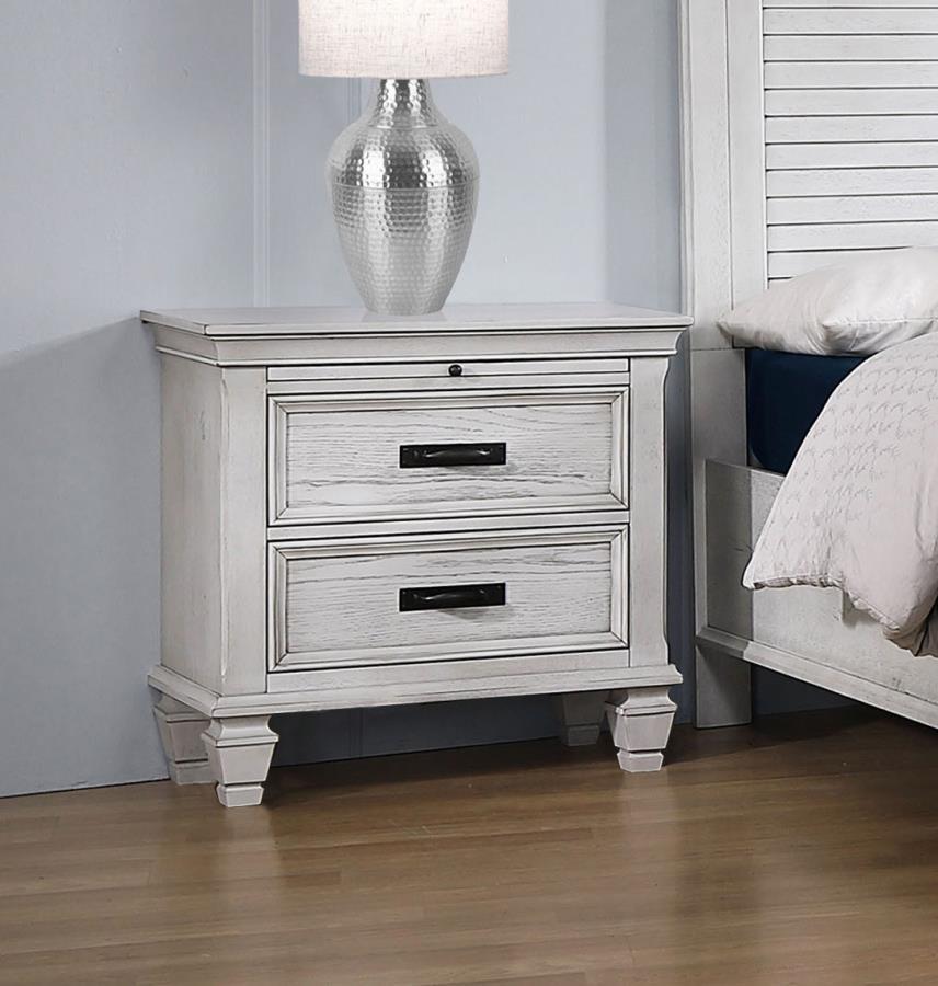 Franco - 2-Drawer Nightstand CoasterEssence