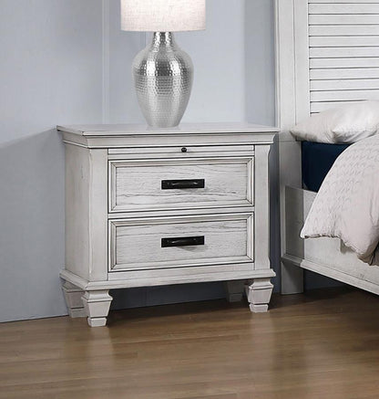 Franco - 2-Drawer Nightstand CoasterEssence
