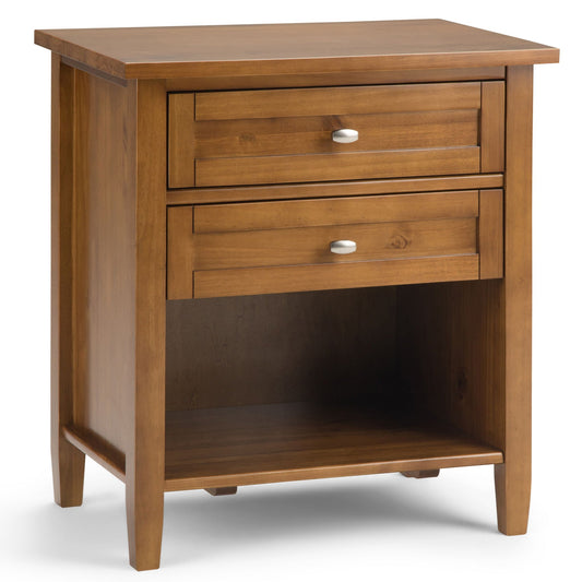 Warm Shaker - Bedside Table - Light Golden Brown Simpli-Home