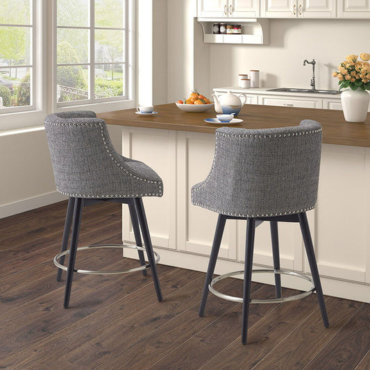 Mateo - Swivel Counter Stool - Gray