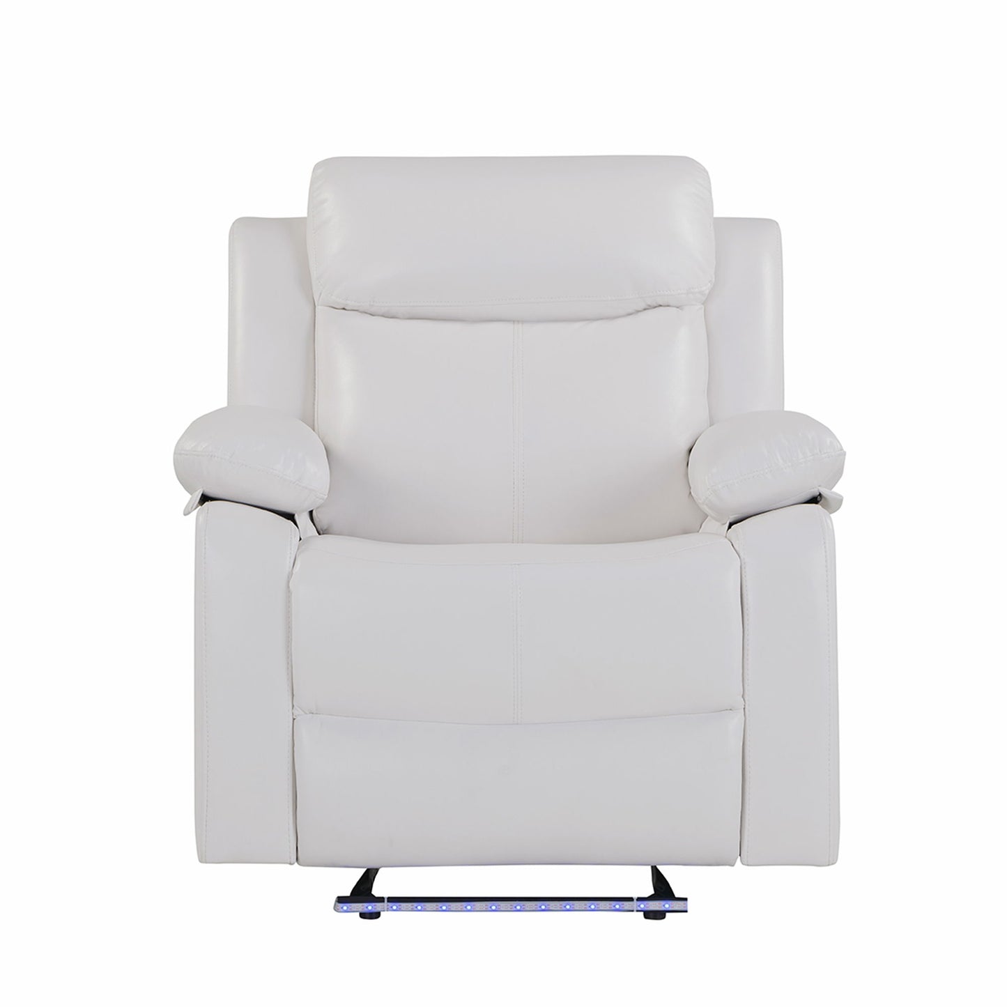 Blanche - Glider Recliner With LED, Pillow Top Arms Global Furniture USA
