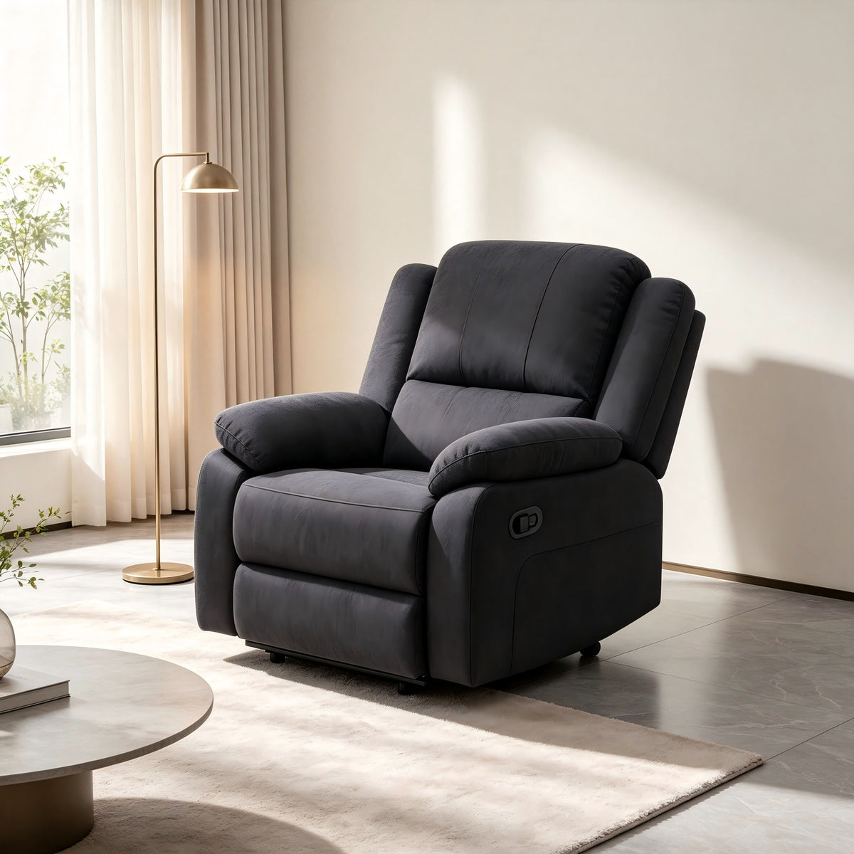 Reclining Armchair Single Recliner With 150° Recline Home Essentials