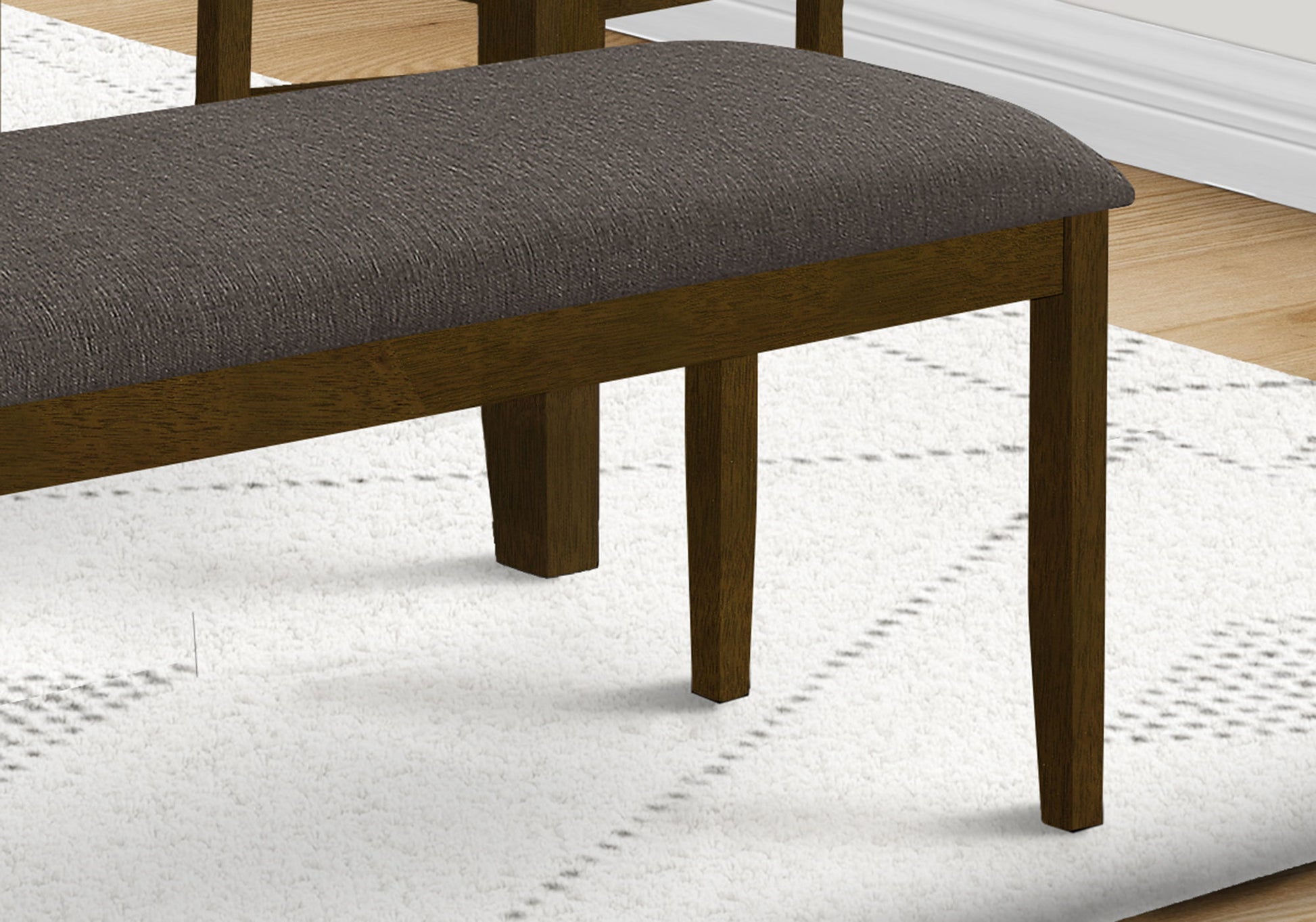 Bench, Rectangular, Hallway, Upholstered, Transitional 8th Street
