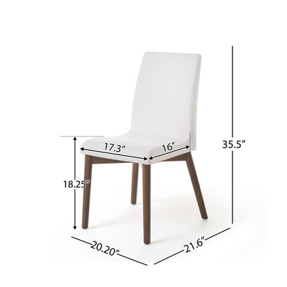 Scandinavian Modern Dining Chair Set Noble House