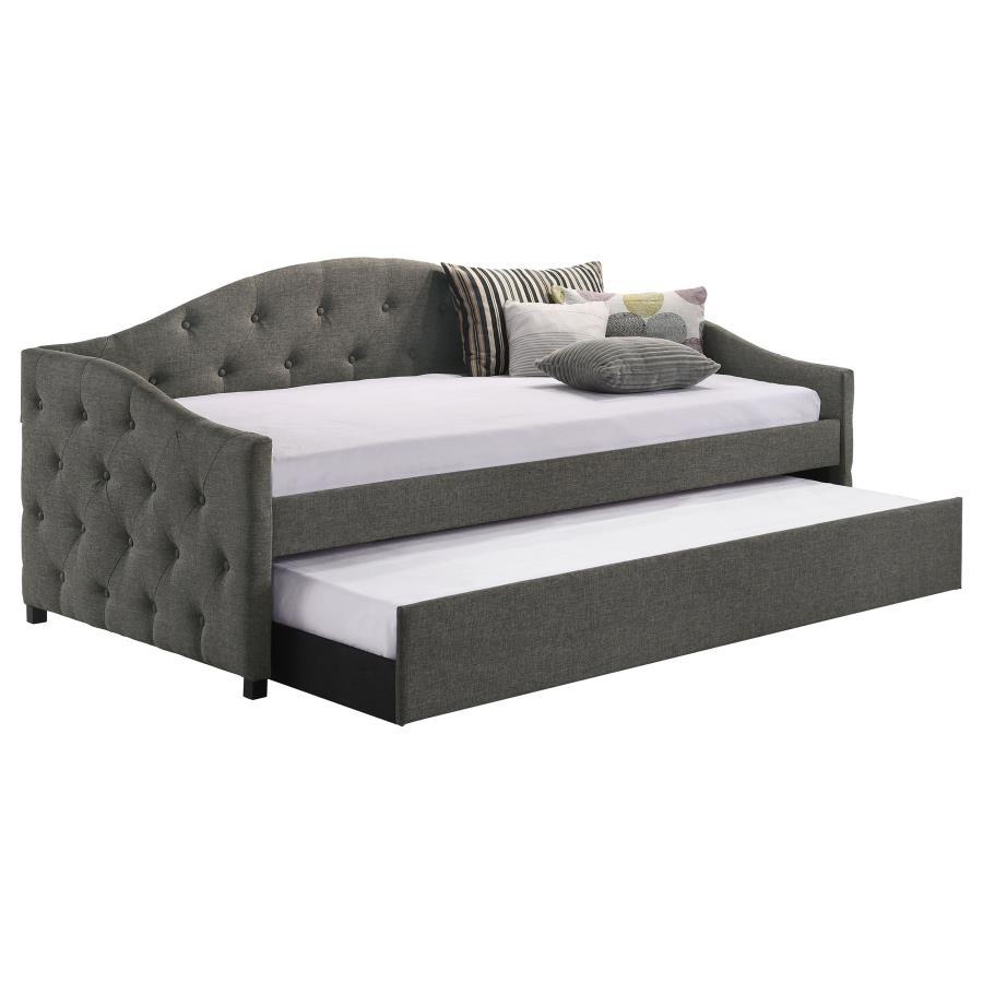 Sadie - Upholstered Daybed With Trundle CoasterEveryday