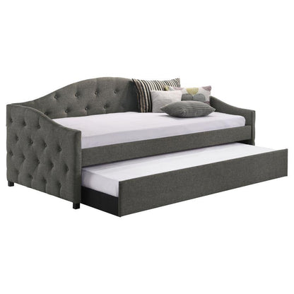 Sadie - Upholstered Daybed With Trundle CoasterEveryday