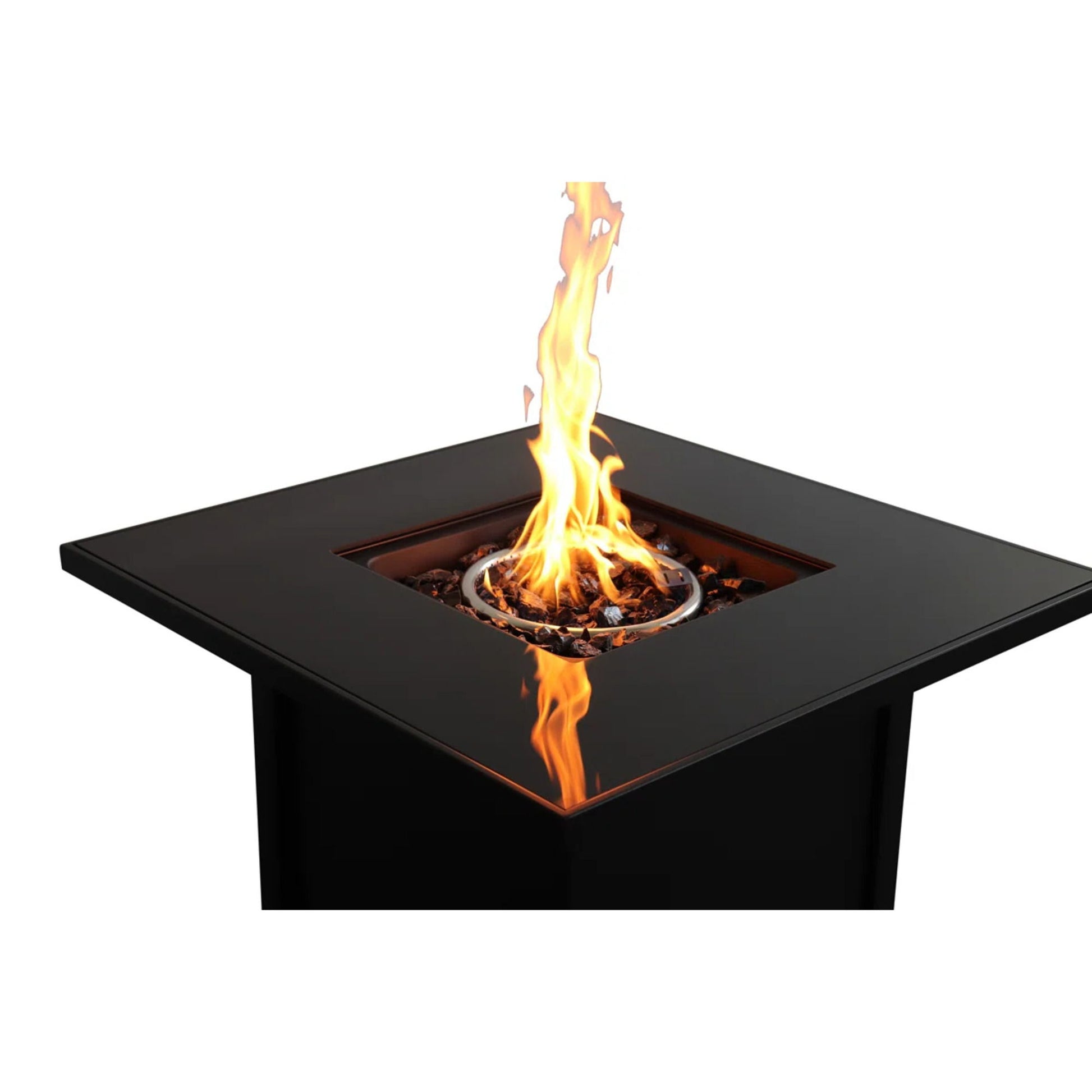 Outdoor Fire Pit For Outdoor Home Garden Backyard Fireplace - Black LSI Patio Furniture