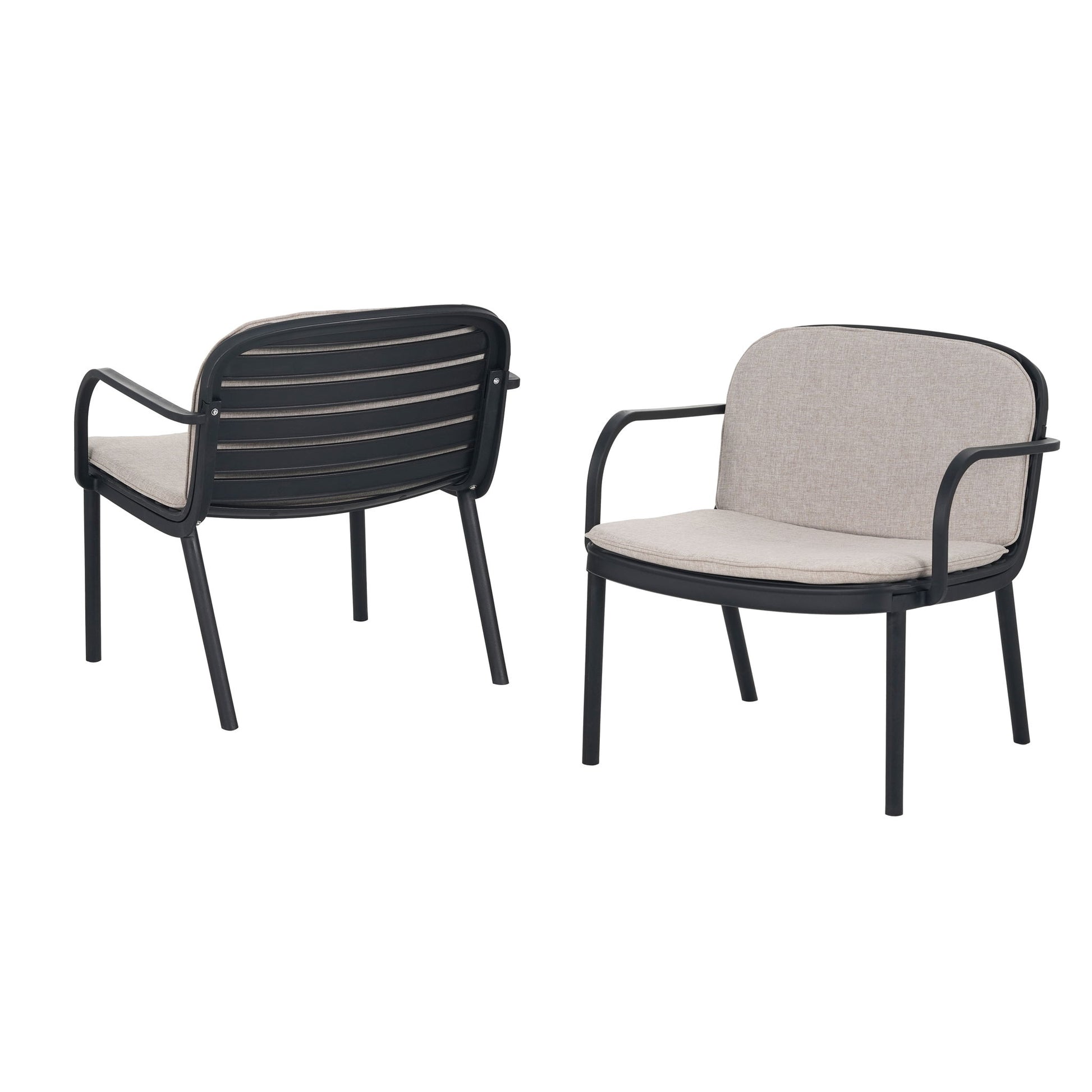 Luna - Outdoor Club Chair (Set of 2) Noble House