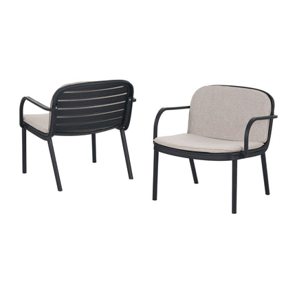 Luna - Outdoor Club Chair (Set of 2) Noble House